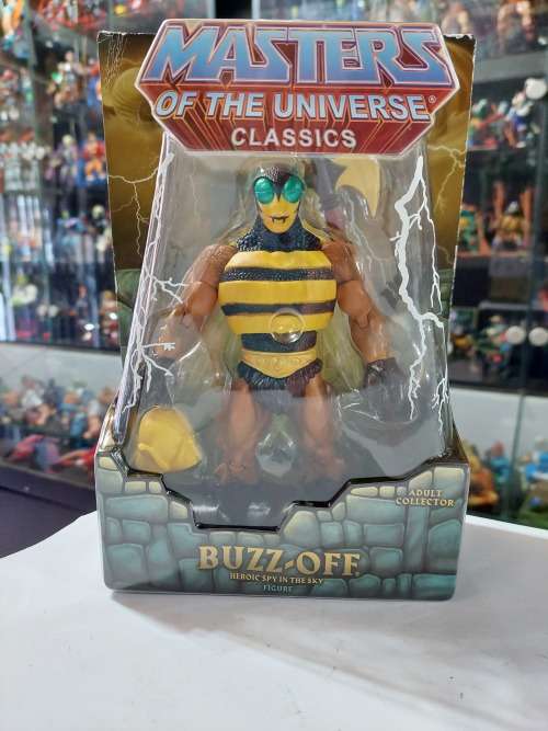 MOTUC BUZZ OFF (MOC) Masters Of The Universe Classics Figure He-Man