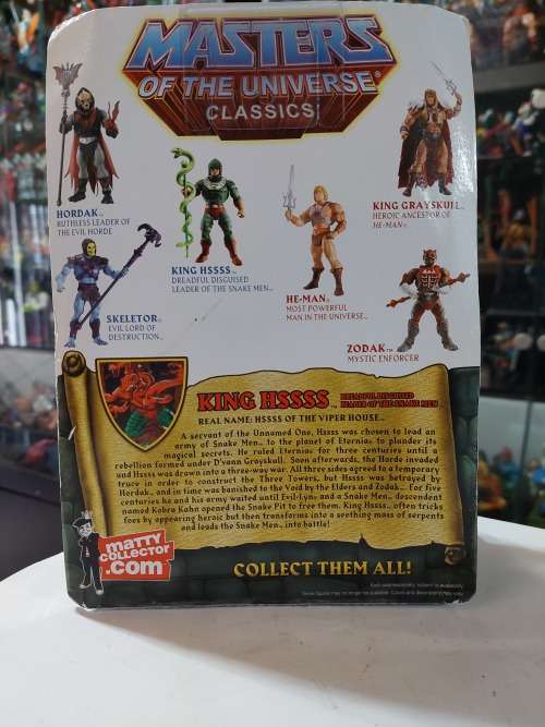 MOTUC KING HSSSS (MOC) Masters Of The Universe Classics Figure He-Man