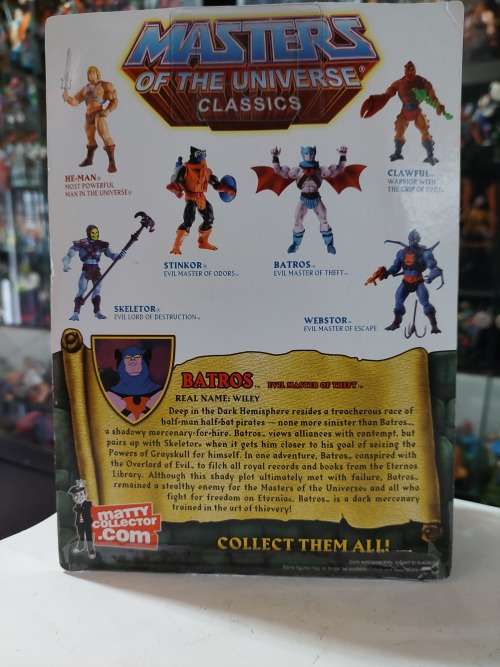 MOTUC BATROS (MOC) Masters Of The Universe Classics Figure He-Man