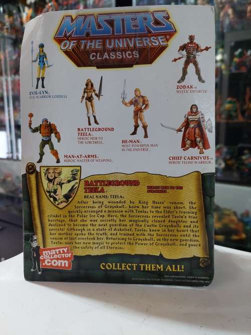 MOTUC BATTLEGROUND TEELA (MOC) Masters Of The Universe Classics Figure He-Man