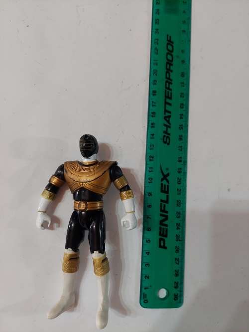1996 ZEO BLACK GOLD RANGER BANDAI FROM MIGHTY MORPHIN POWER RANGERS VINTAGE FIGURE