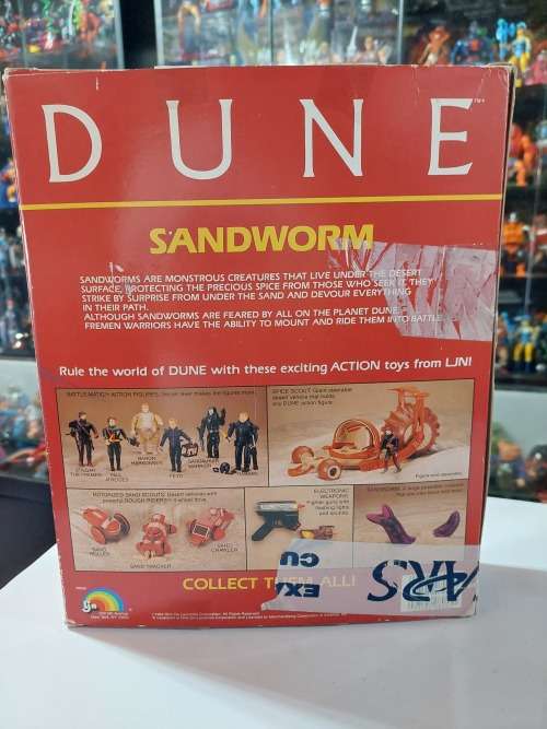 1984 DUNE Complete Boxed SANDWORM Vintage Figure LJN