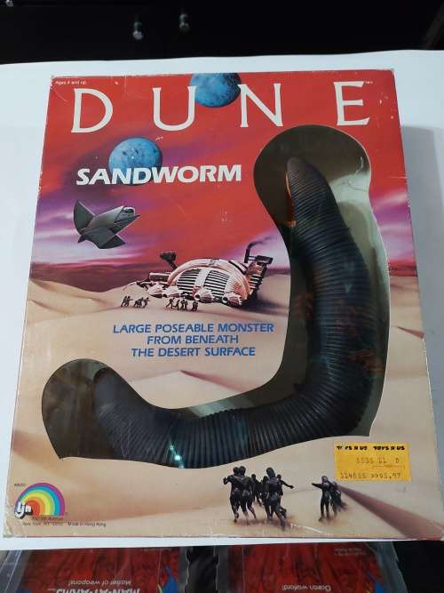 1984 DUNE Complete Boxed SANDWORM Vintage Figure LJN
