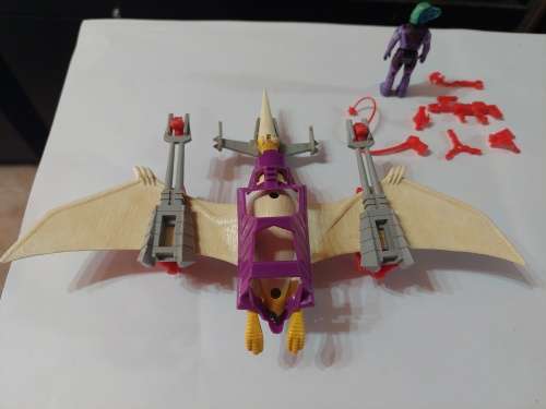 Dino Riders 1990 RARE QUETZALCOATLUS Series 3 Vintage Figure
