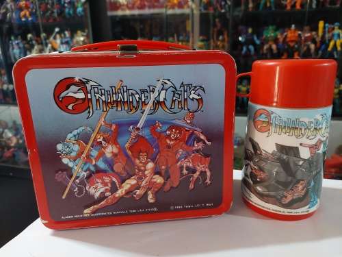 1985 Thundercats RARE Metal Lunchbox and Thermos Vintage
