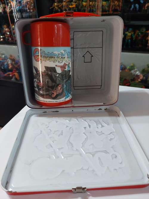 1985 Thundercats RARE Metal Lunchbox and Thermos Vintage