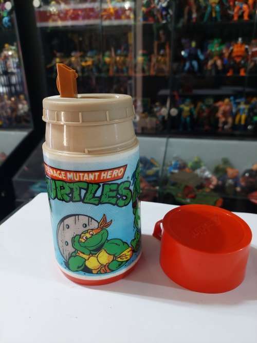 1990 TMNT SIPPER BOTTLE MIRAGE STUDIOS Vintage Figure Teenage Mutant Ninja Turtles