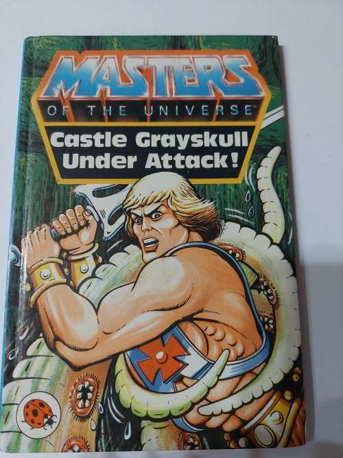 1983 Ladybird BOOK ` CASTLE GRAYSKULL UNDER` of He-man-Masters of the Universe (MOTU) Vintage Figure