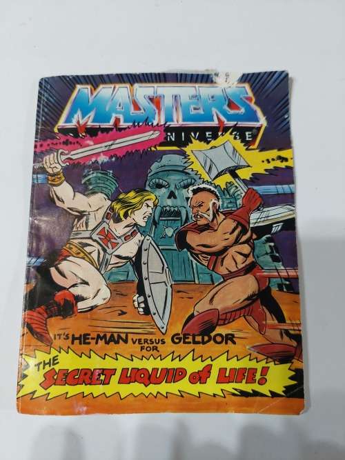 1983 Mini Comic THE SECRET LIQUID OF LIFE of He-Man-Masters of the Universe (MOTU)