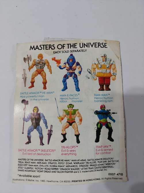 1983 Mini Comic THE SECRET LIQUID OF LIFE of He-Man-Masters of the Universe (MOTU)
