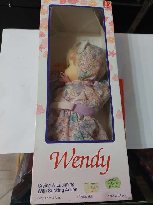 Vintage WENDY DOLL WITH BOX `UNTESTED` Vintage Figures