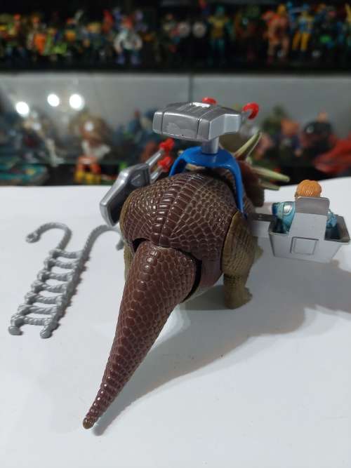 Dino Riders 1987 Styracosaurus With Turret Vintage Figure