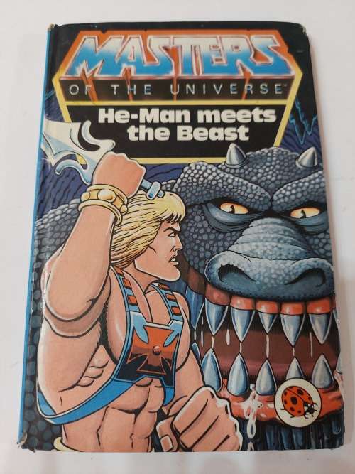 1983 Ladybird BOOK ` HE-MAN MEETS THE BEAST` of He-man-Masters of the Universe (MOTU) Vintage Figure