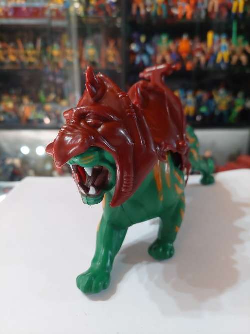 1981 Complete Battle Cat `FRANCE VARIENT` of He-Man Masters of the Universe #49(MOTU) Vintage Figure