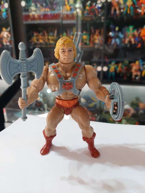 1981 Complete He-Man of He-Man Masters of the Universe 49 (MOTU) Vintage Figure