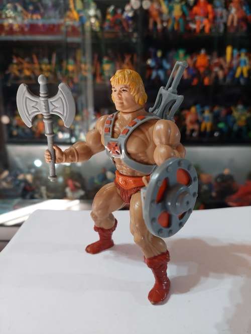 1981 Complete He-Man of He-Man Masters of the Universe 49 (MOTU) Vintage Figure
