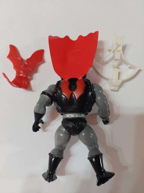 1985 Complete Hordak RED RIBS VARIENT of He-Man-Masters of the Universe 49 (MOTU) Vintage Figure