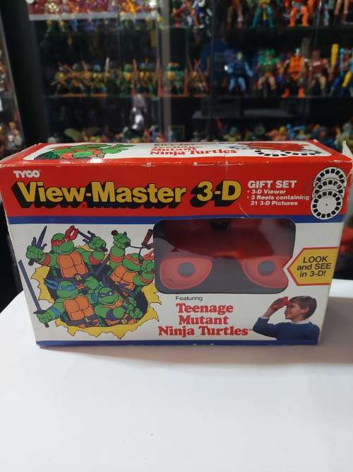 1990 BOXED VIEW MASTER TMNT Vintage Figure Teenage Mutant Ninja Turtles