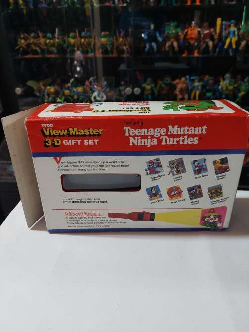 1990 BOXED VIEW MASTER TMNT Vintage Figure Teenage Mutant Ninja Turtles