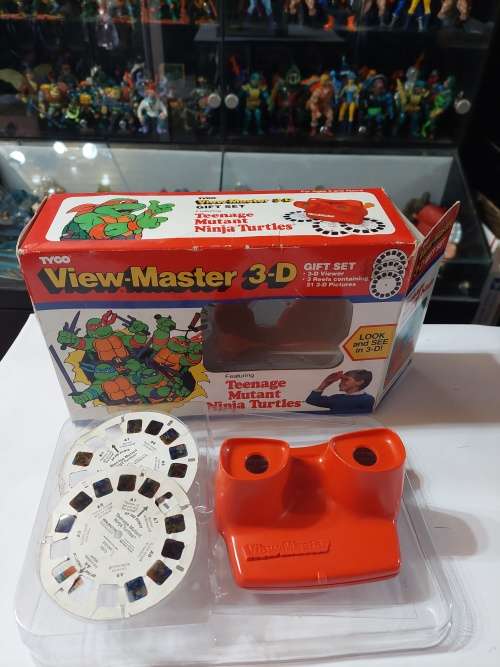 1990 BOXED VIEW MASTER TMNT Vintage Figure Teenage Mutant Ninja Turtles