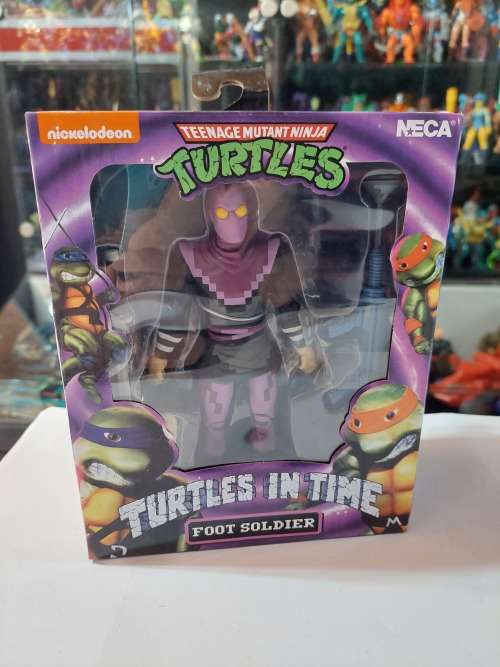 NECA  MOC TURTLES IN TIME FOOT SOLDIER