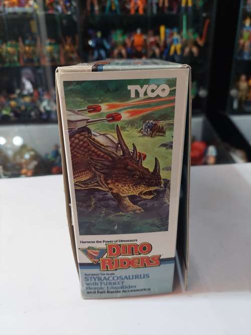 Dino Riders 1987 Complete BOXED STYRACOSAURUS (UNUSED) Vintage Figure