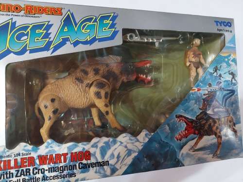 Dino Riders 1990 MOC BOXED KILLER WART HOG Vintage Figure