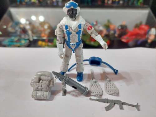 GI Joe 1985 Complete SNOW SERPANT Vintage Figures
