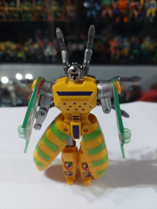 80`s LHV WORLD INVADING INSECTS GREEN/YELLOW BUTTERFLY CICADO Vintage Figure