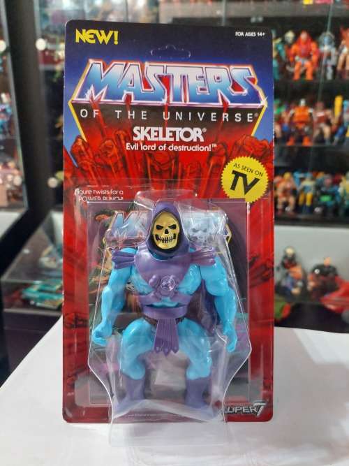Masters Of The Universe (Motu) SUPER 7 SKELETOR Figure Moc