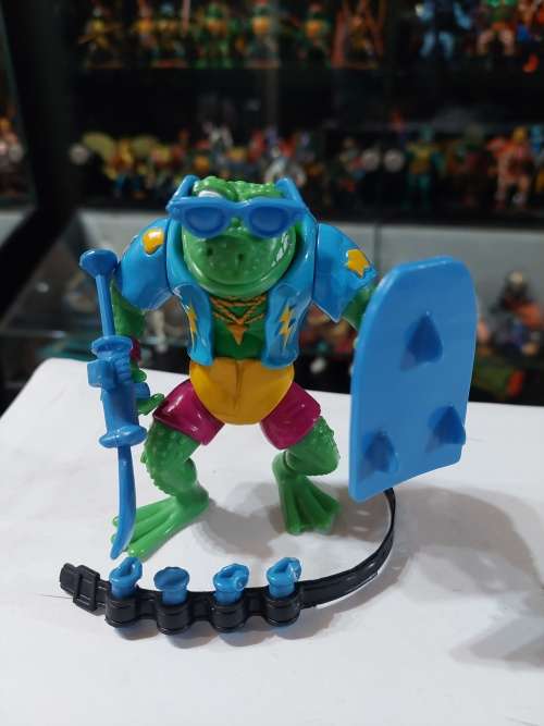 1989 Complete Genghis Frog Vintage Figure Teenage Mutant Ninja Turtles 31