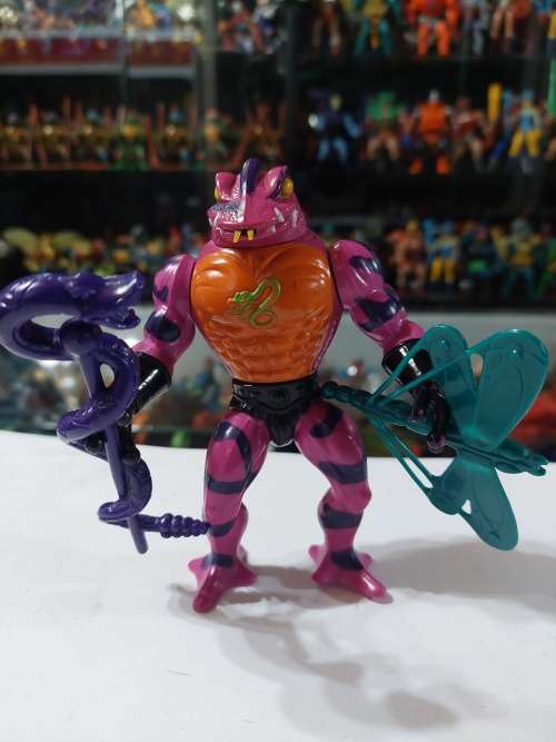 1986 Complete Tung Lashor of He-Man-Masters of the Universe 41 (MOTU) Vintage Figure