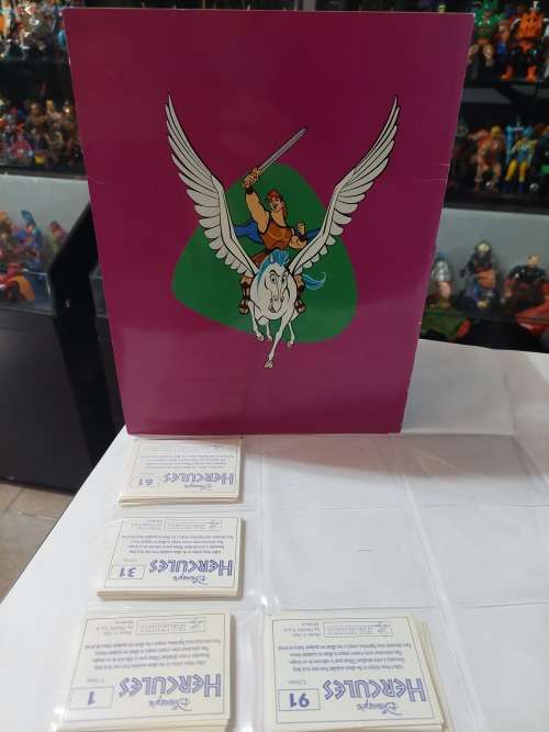 1997 Complete HERCULES Panini Sticker Album Vintage Figure (Unused Stickers)