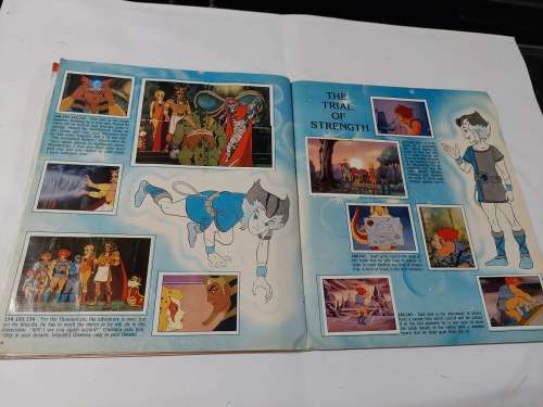 1986 Thundercats Panini Sticker Album 263/264 STICKERS PRESENT Vintage Figure