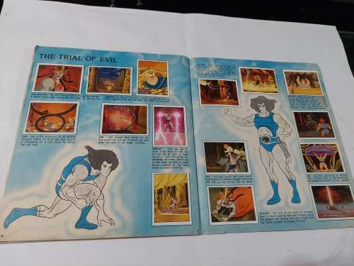 1986 Thundercats Panini Sticker Album 263/264 STICKERS PRESENT Vintage Figure
