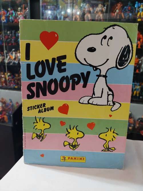 1986 Complete I Love Snoopy Panini Sticker Album Vintage Figure