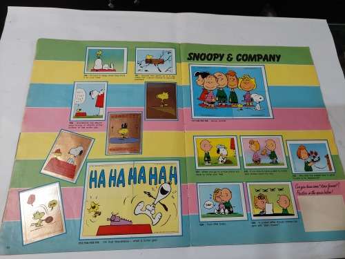 1986 Complete I Love Snoopy Panini Sticker Album Vintage Figure