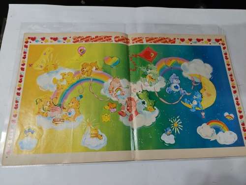 1985 Complete CARE BEARS Panini Sticker Album Vintage Figure