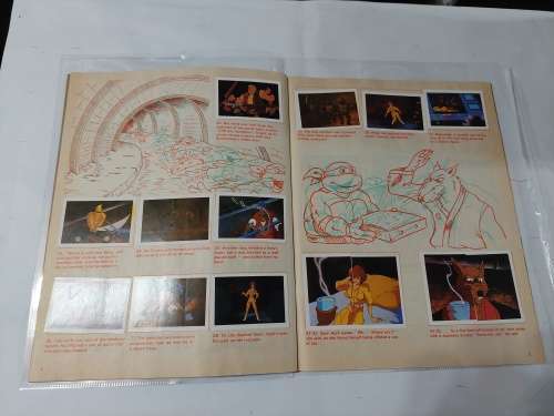 1989 TMNT STICKER  ALBUM 179/180 STICKERS PRESENT Teenage Mutant Ninja Turtles