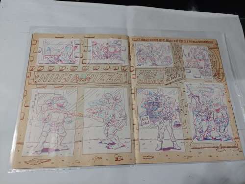 1989 TMNT STICKER  ALBUM 179/180 STICKERS PRESENT Teenage Mutant Ninja Turtles