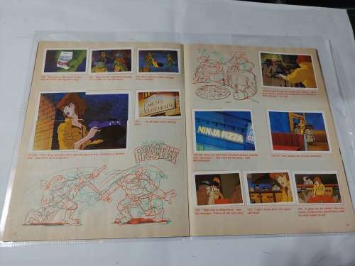 1989 TMNT STICKER  ALBUM 179/180 STICKERS PRESENT Teenage Mutant Ninja Turtles