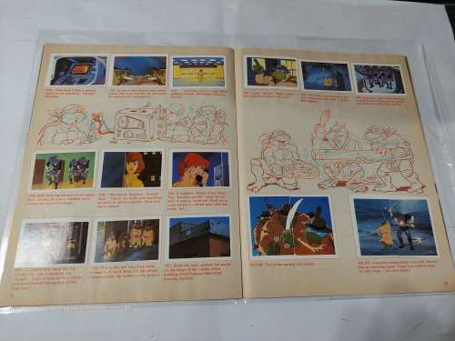 1989 TMNT STICKER  ALBUM 179/180 STICKERS PRESENT Teenage Mutant Ninja Turtles