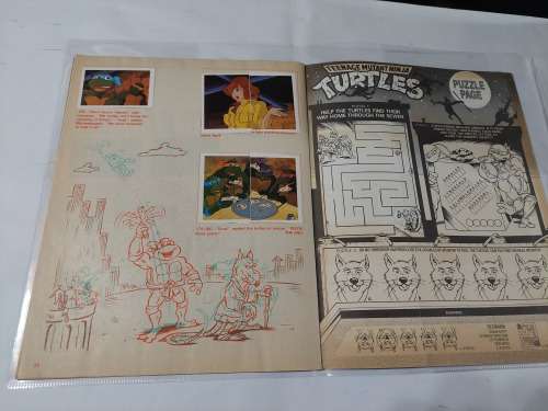 1989 TMNT STICKER  ALBUM 179/180 STICKERS PRESENT Teenage Mutant Ninja Turtles