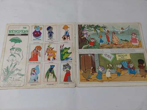 1977 THE RESCUERS Sticker Album 299/300 STICKERS PRESENT Vintage Figure