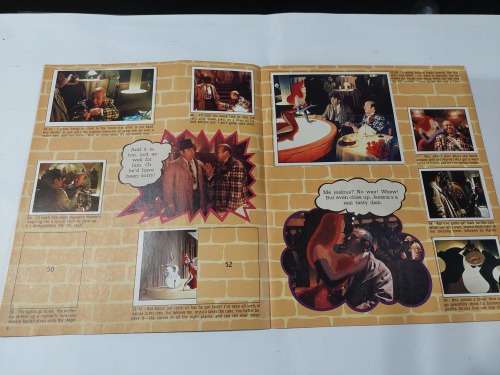 1988 WHO FRAMED ROGER RABBIT PANINI STICKER Album 158/216 STICKERS PRESENT Vintage Figure