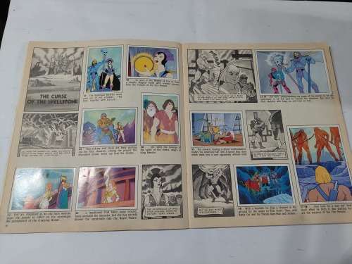 1983 MOTU PANINI STICKER ALBUM 210/216 STICKERS PRESENT He-Man-Masters of the Universe