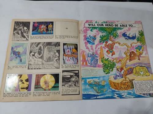 1983 MOTU PANINI STICKER ALBUM 210/216 STICKERS PRESENT He-Man-Masters of the Universe