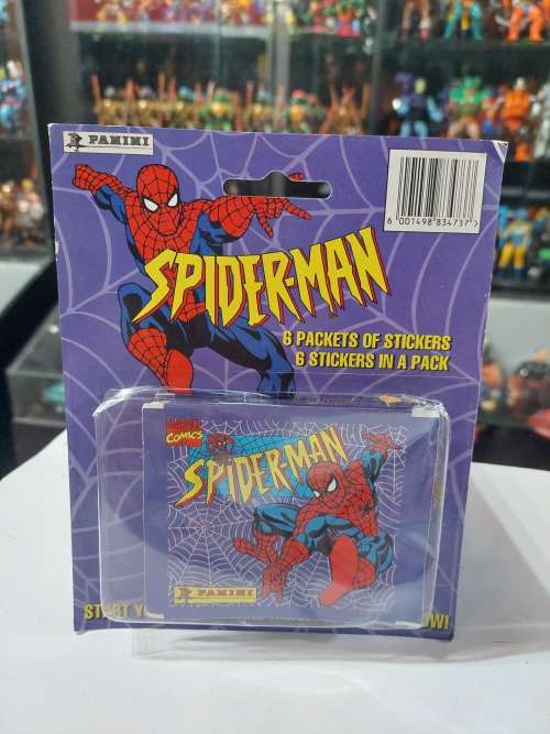 1995 NEW SEALED SPIDERMAN PANINI STICKER PACKS