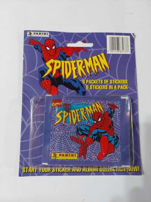 1995 NEW SEALED SPIDERMAN PANINI STICKER PACKS