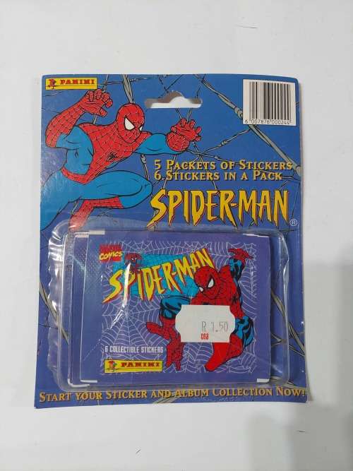 1995 NEW SEALED SPIDERMAN PANINI STICKER PACKS